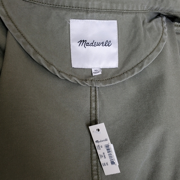 NEW Madewell | Olive Green Utility Jacket - Picture 7 of 11